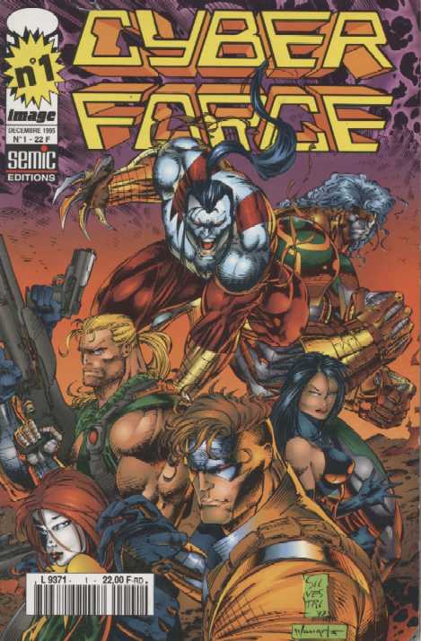 Une Couverture de la Srie Cyber Force